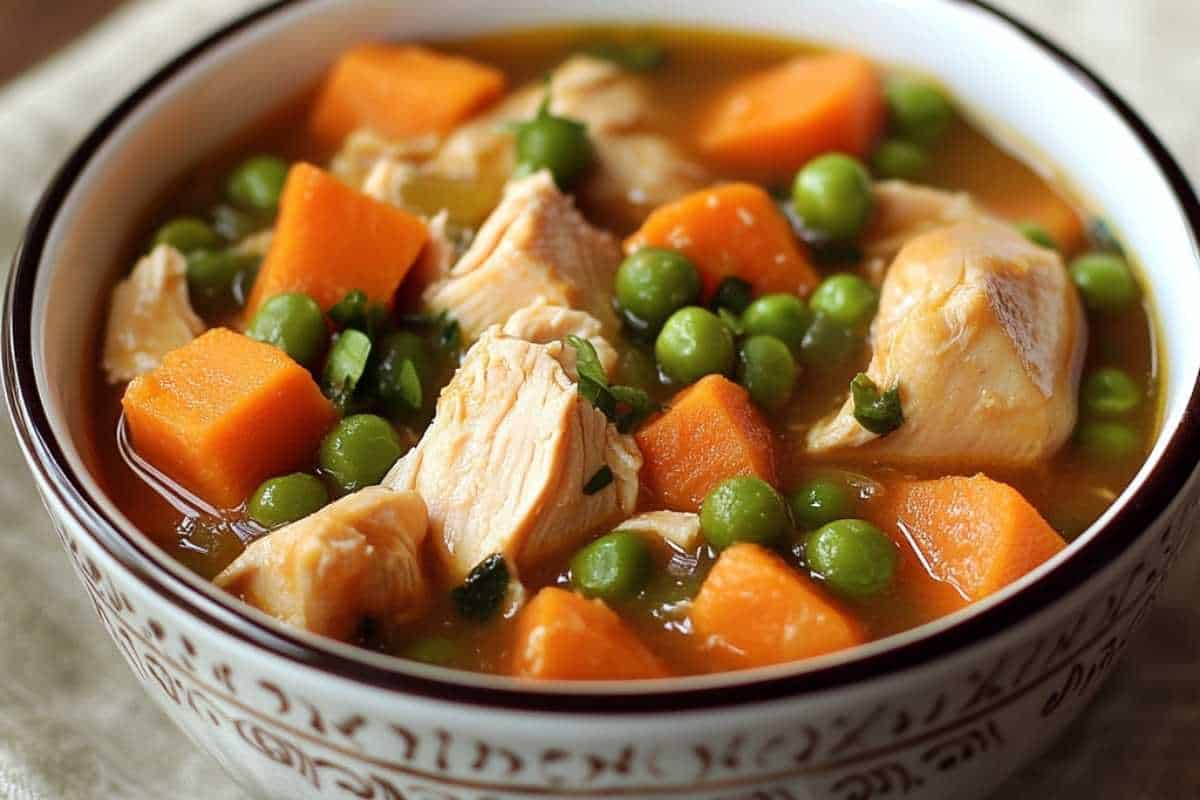 The Heartiest Chicken and Sweet Potato Stew (That Makes Dogs Dance for Dinner!)