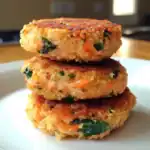 Creole salmon cakes with herbs and vegetables, crispy on the outside and tender inside, perfect for seafood lovers and healthy meal options.
