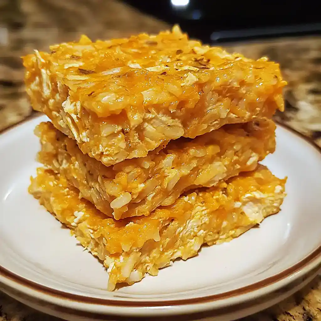 The Best Chicken and Brown Rice Squares (That Made My Golden Retriever Amber Think He’s Getting Complete Meal Casserole!)