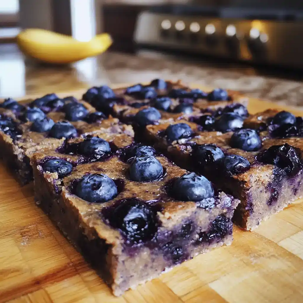 The Ultimate Blueberry Banana Squares (Amber’s Antioxidant Dream!)