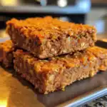 Gooey, freshly baked dog treats, homemade healthy dog snack bars, Waggy Chef pet bakery, savory and nutritious dog snack bars with oats and peanut butter.