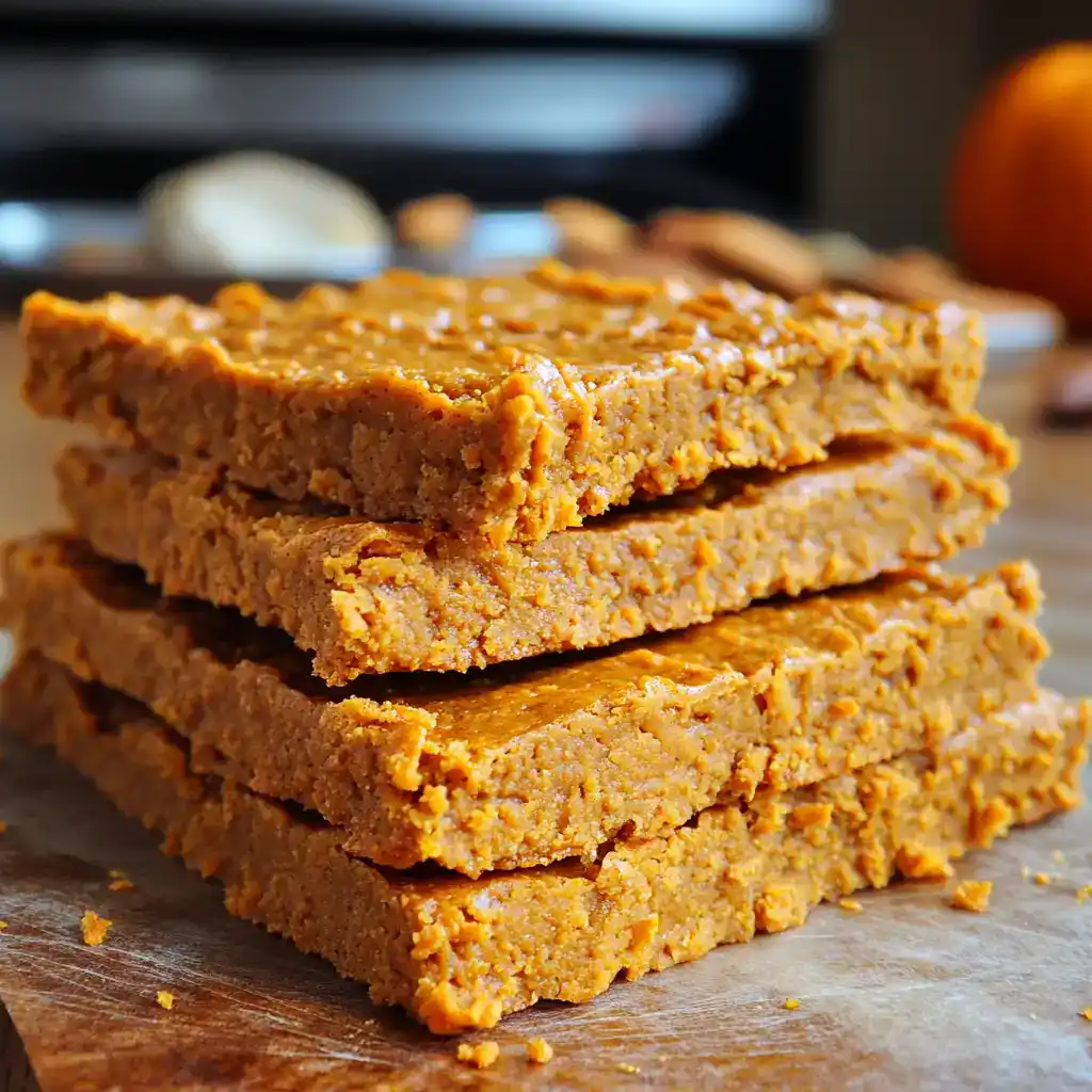 The Perfect Peanut Butter Pumpkin Squares (That Made My Golden Retriever Amber Think Every Day is Fall!)