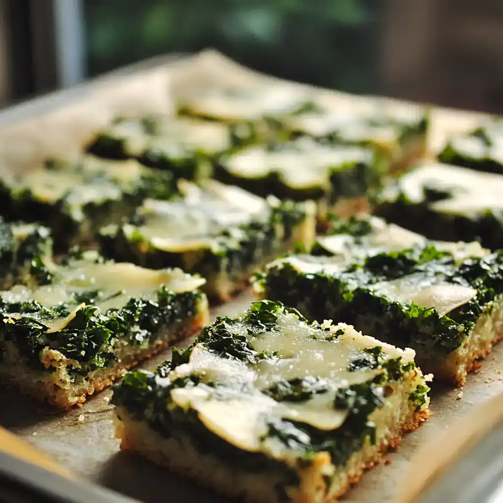 The Ultimate Kale Parmesan Squares (That Made My Golden Retriever Amber Beg for Green Vegetables!)