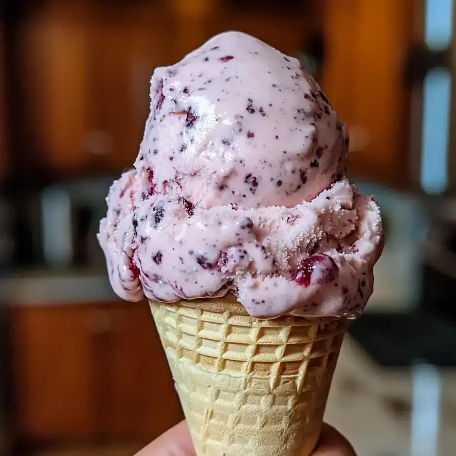 The Ultimate Kefir Blueberry Ice Cream (Amber’s Simple Probiotic Bliss!)