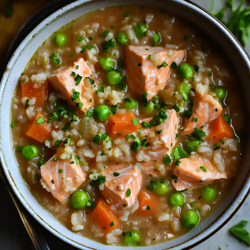 The Ultimate Salmon and Brown Rice Stew (My Allergy-Prone Pup’s Skin-Saving Secret!)