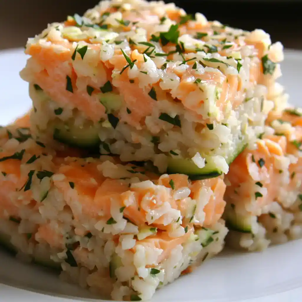 The Best Salmon and Brown Rice Squares (That Made My Golden Retriever Amber Literally Drool on Command!)
