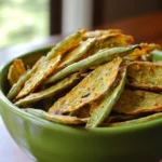 Green Bean Dehydrated Crisps