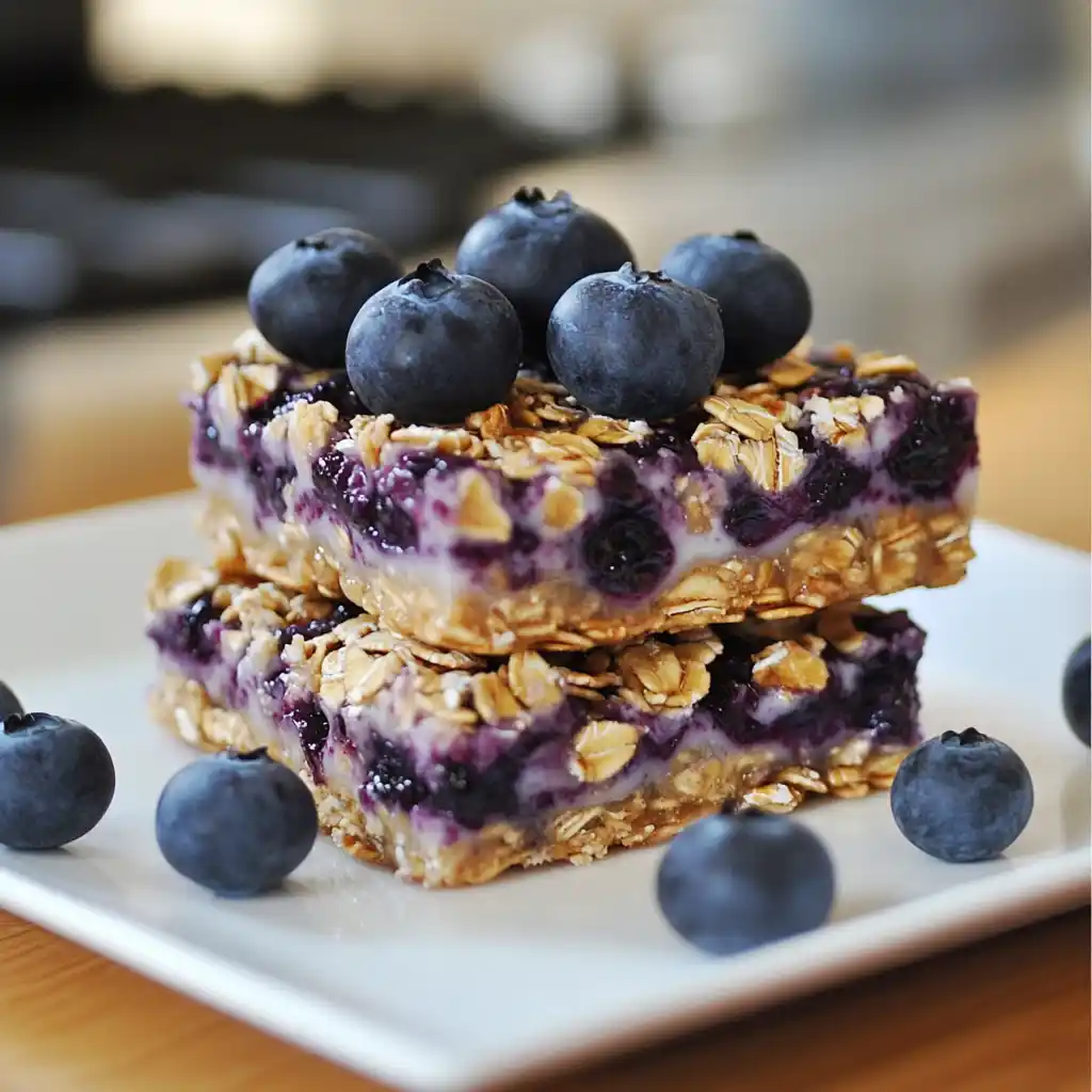 The Perfect Yogurt Blueberry Squares (That Made My Husky Forget All About Ice Cream!)