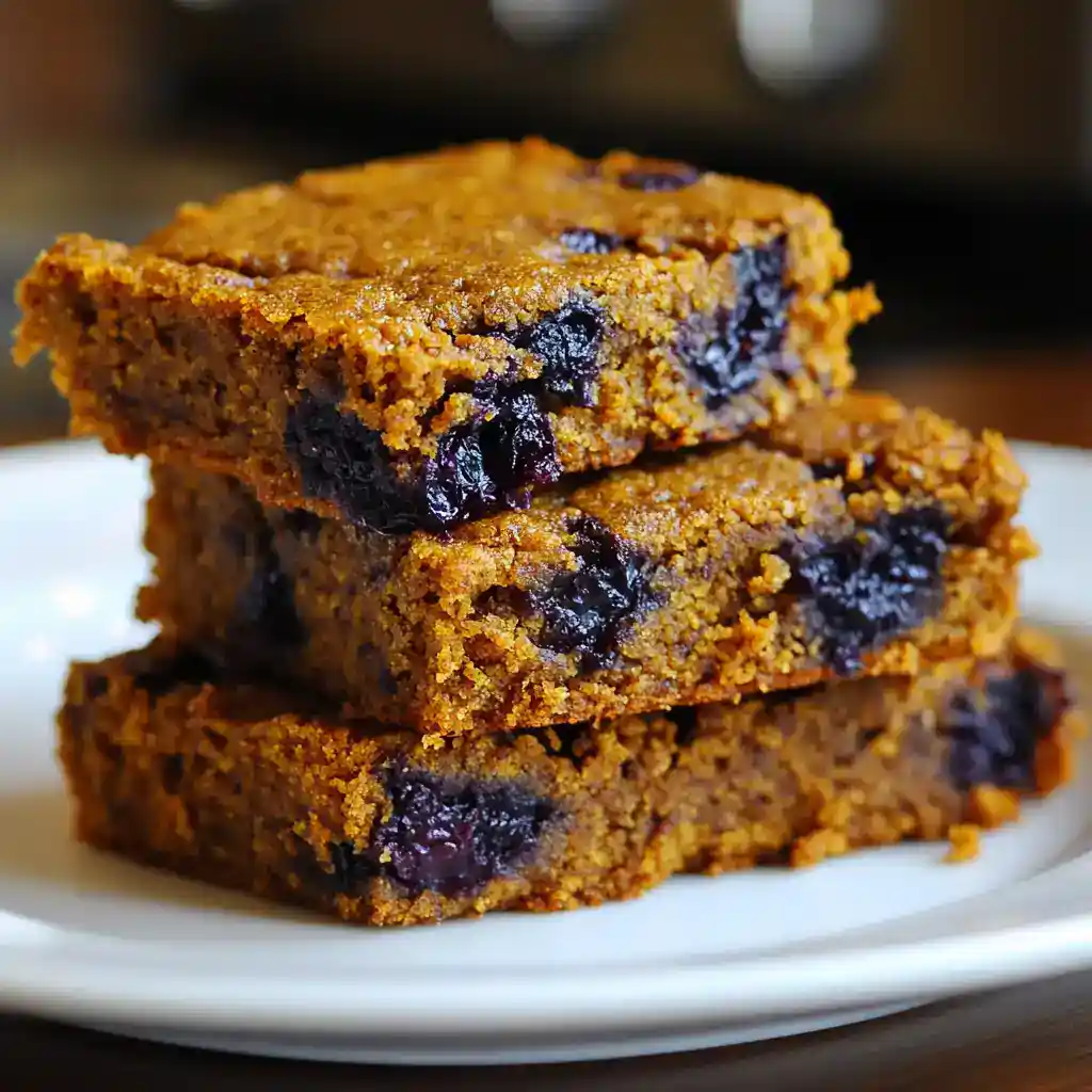 The Perfect Blueberry Pumpkin Squares (My Corgi’s Fall Obsession!)