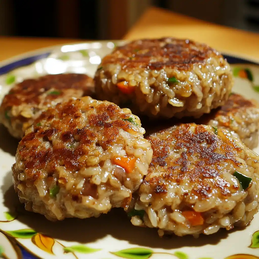 The Best Beef and Rice Patties (That Made My Golden Retriever Think He Was Getting Hamburger Heaven!)