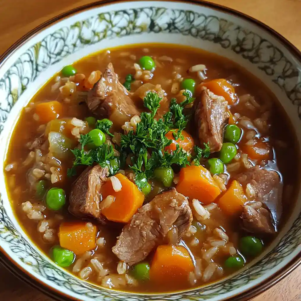 The Perfect Duck and Brown Rice Stew (That Had My Golden Retriever Licking His Bowl Clean!)