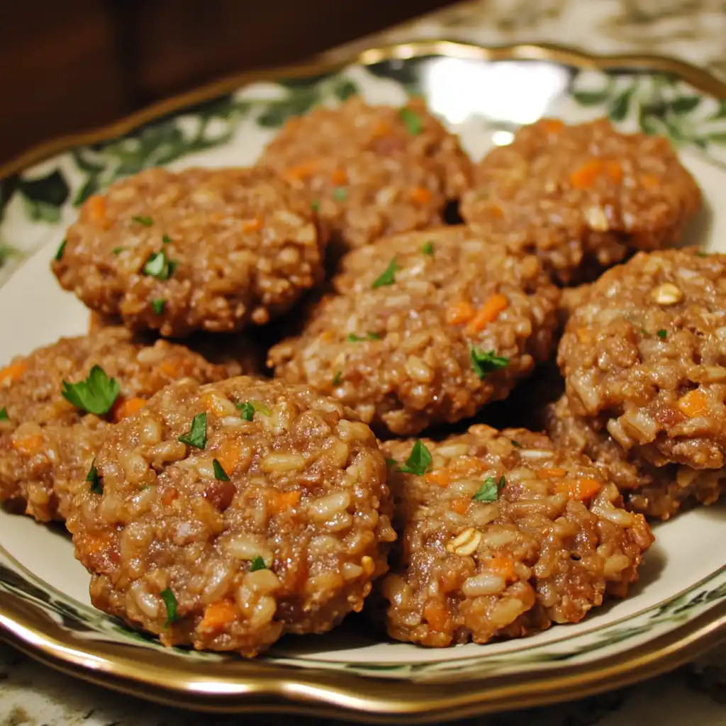 The Ultimate Beef and Brown Rice Cookies (That Made My Golden Retriever Amber Literally Dance for Joy!)