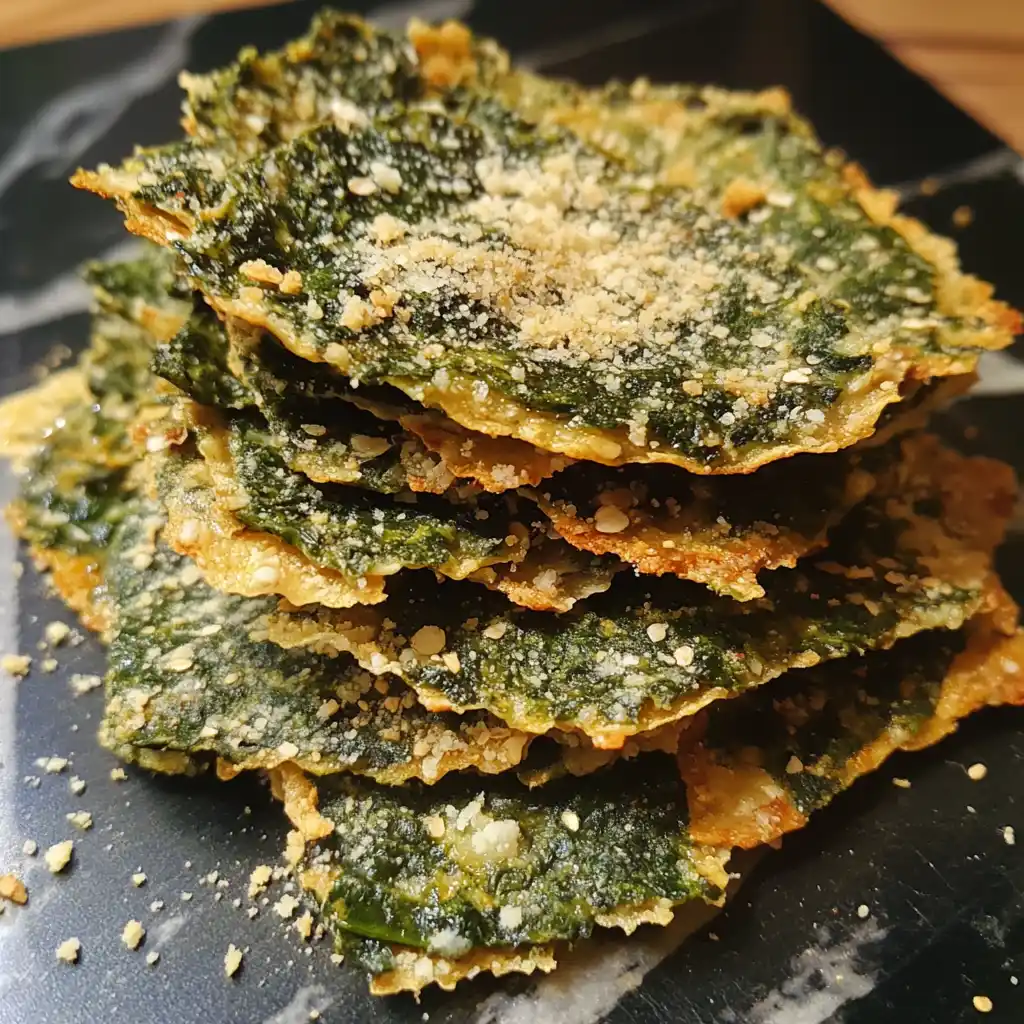 The Ultimate Spinach Parmesan Crisps (Amber’s Iron-Rich Power Snacks!)