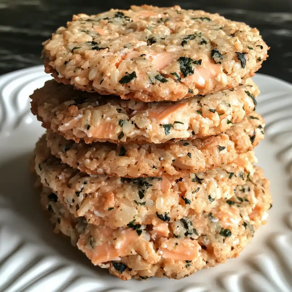 Salmon and Brown Rice Cookies
