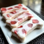 Yogurt Strawberry Bone Treats