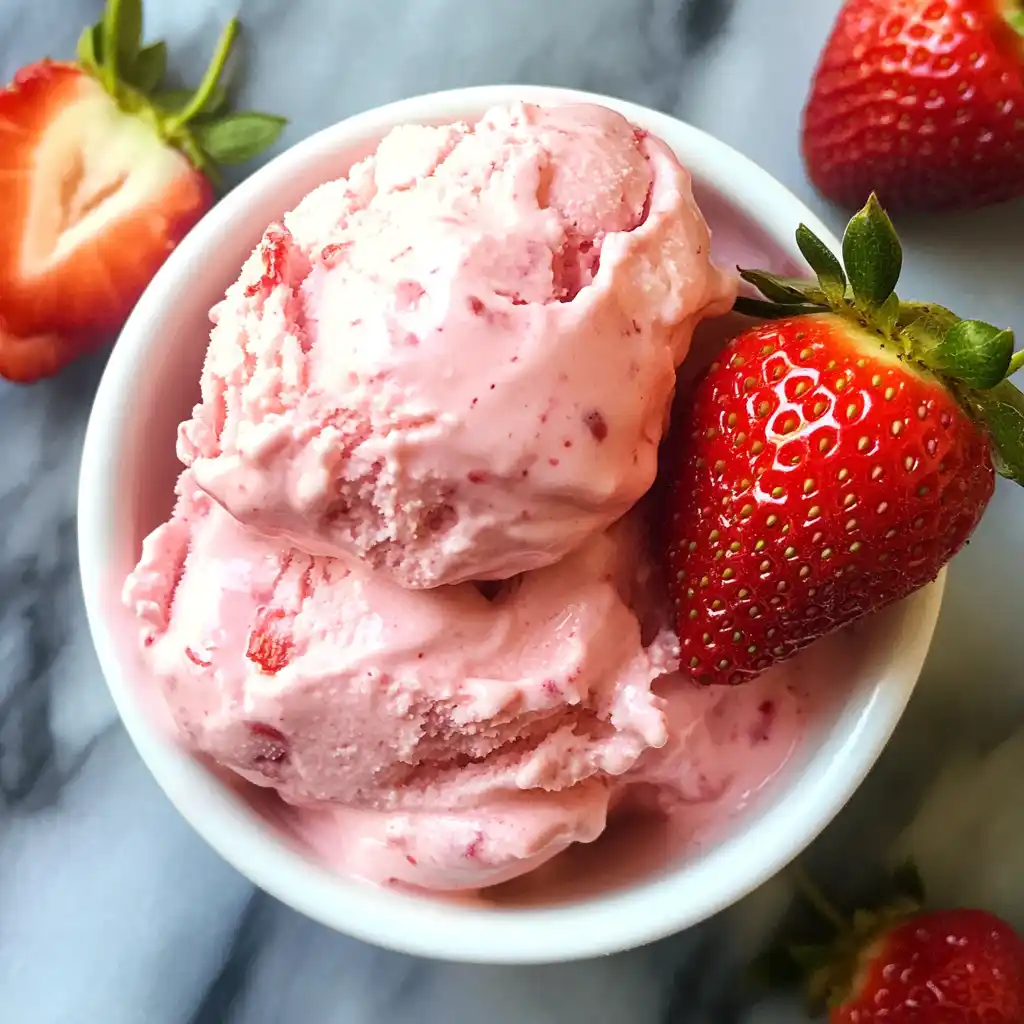 The Perfect Yogurt Strawberry Ice Cream (That Made My Golden Retriever Think Summer Lasted Forever!)