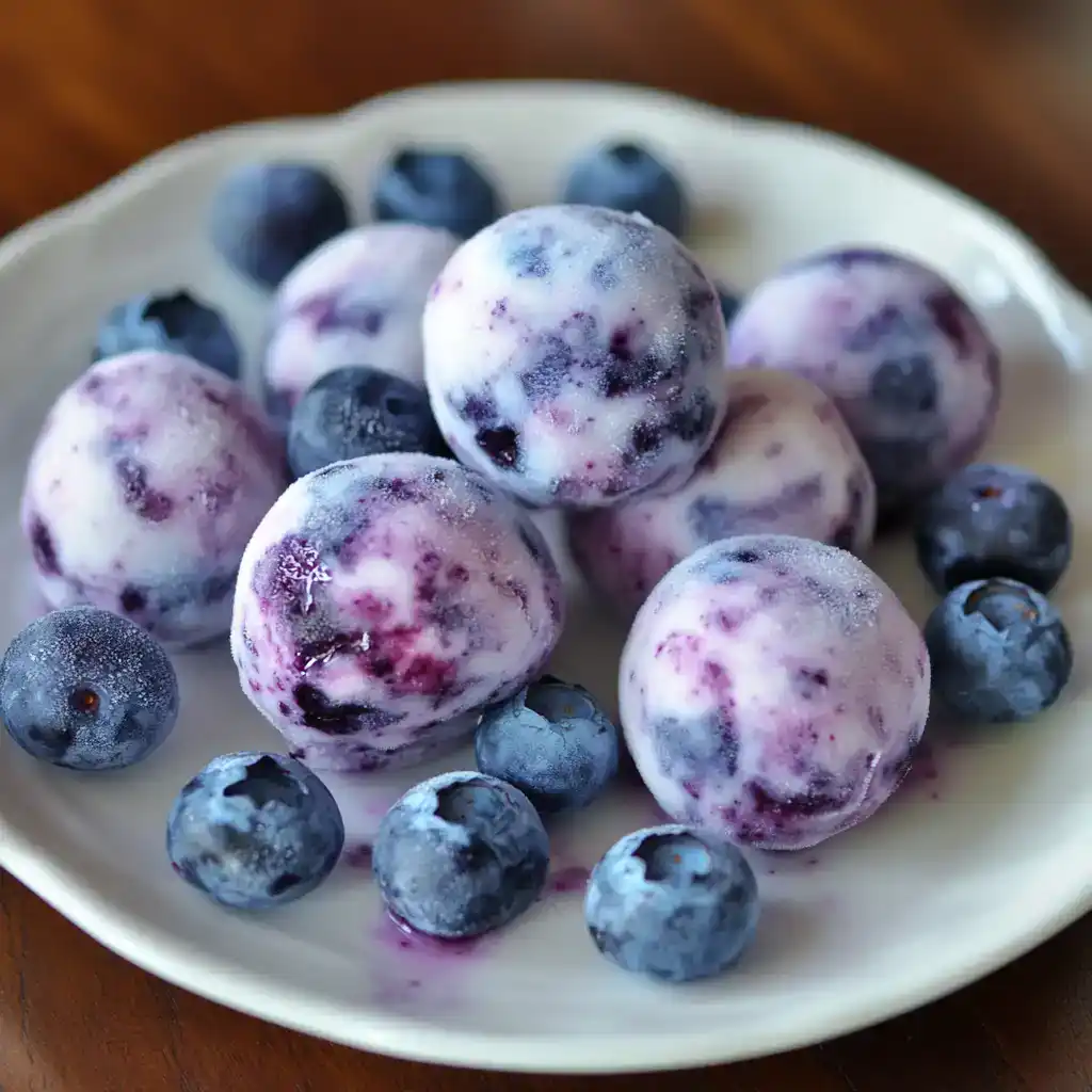 The Perfect Frozen Yogurt Blueberry Bites (That Made My Golden Retriever Amber Think Every Day is His Birthday!)