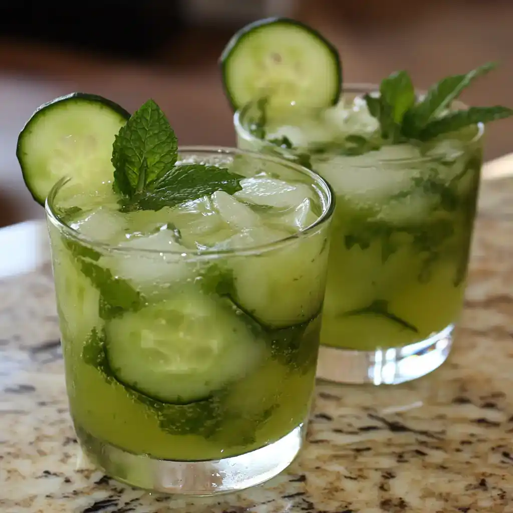 The Perfect Cucumber Mint Coolers (That Made My Golden Retriever Amber’s Summer Days Pure Bliss!)
