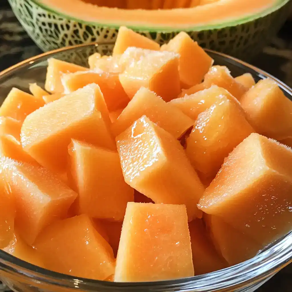 Perfect Cantaloupe Ice Cream (That Keeps My Golden Retriever Cool All Summer Long!)