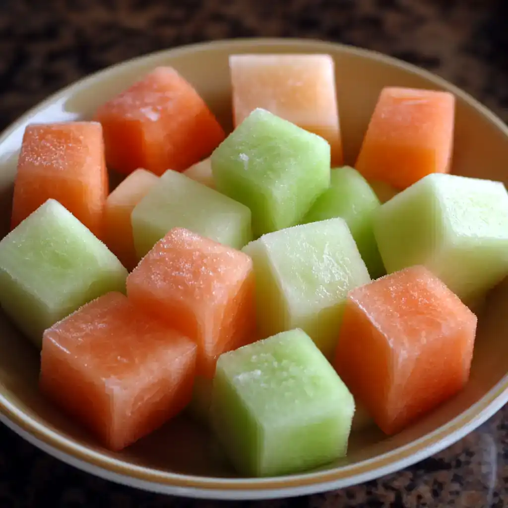 The Ultimate Frozen Melon Medley Cubes (That Made My Golden Retriever Think He Found Summer Paradise!)
