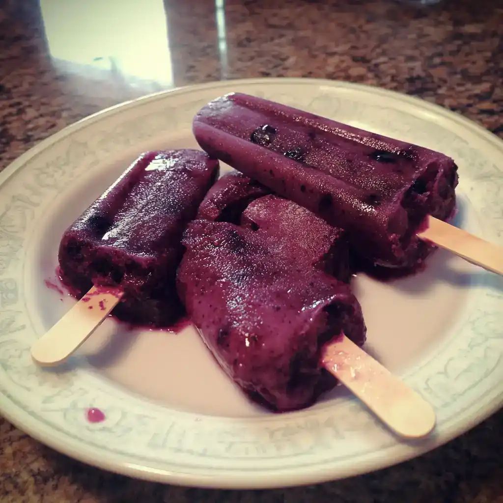 The Best Frozen Blueberry Goat Milk Pops (That Made My Golden Retriever Think He Had His Own Ice Cream Truck!)