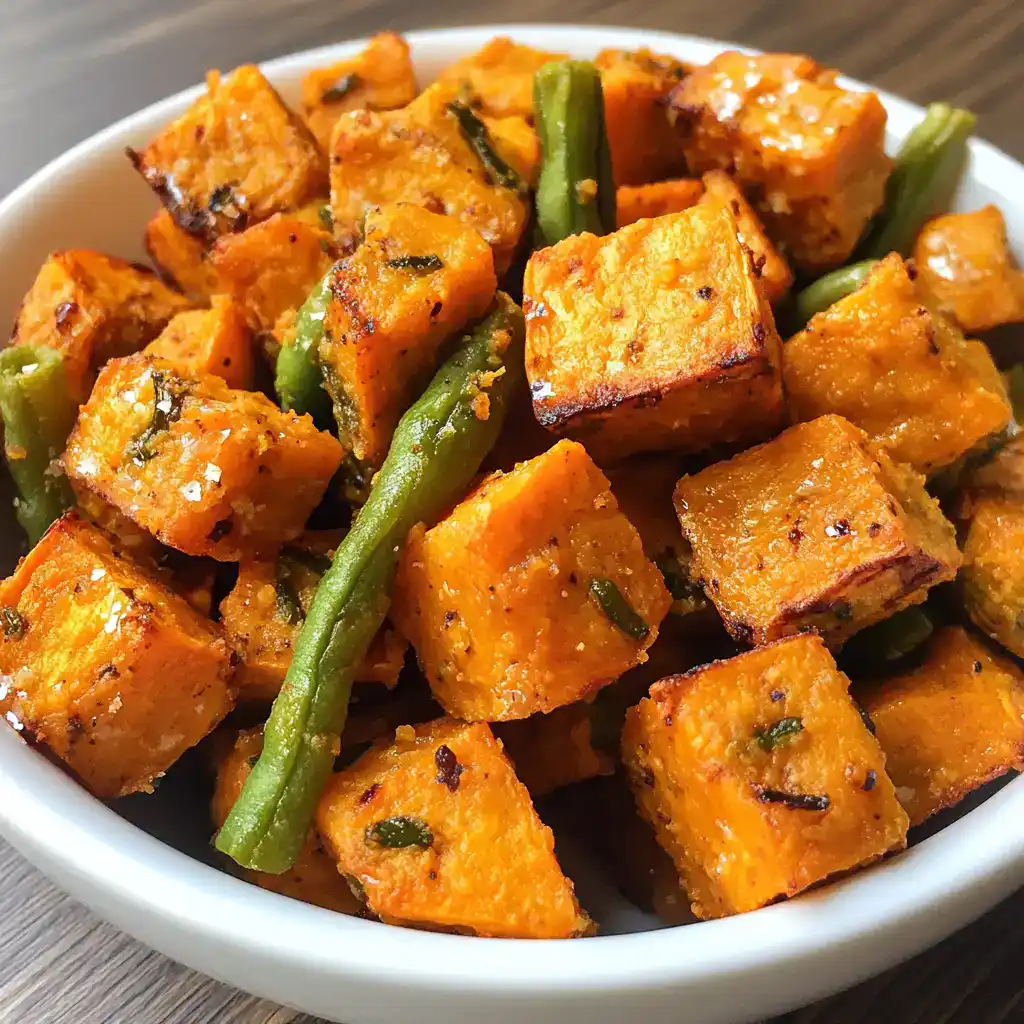 The Perfect Sweet Potato Green Bean Bites (My Weight-Watching Pup’s Heaven!)