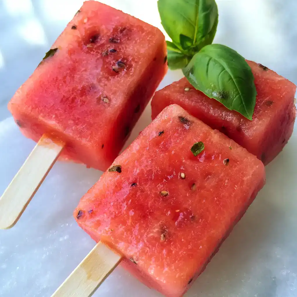 The Ultimate Watermelon Basil Pops (That Made My Golden Retriever Think He Was at a Fancy Spa!)