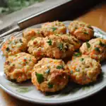 Crispy chicken meatballs with herbs on a white plate, freshly cooked homemade chicken meatballs garnished with parsley, perfect for healthy meal options and quick dinner ideas, high-quality photography.
